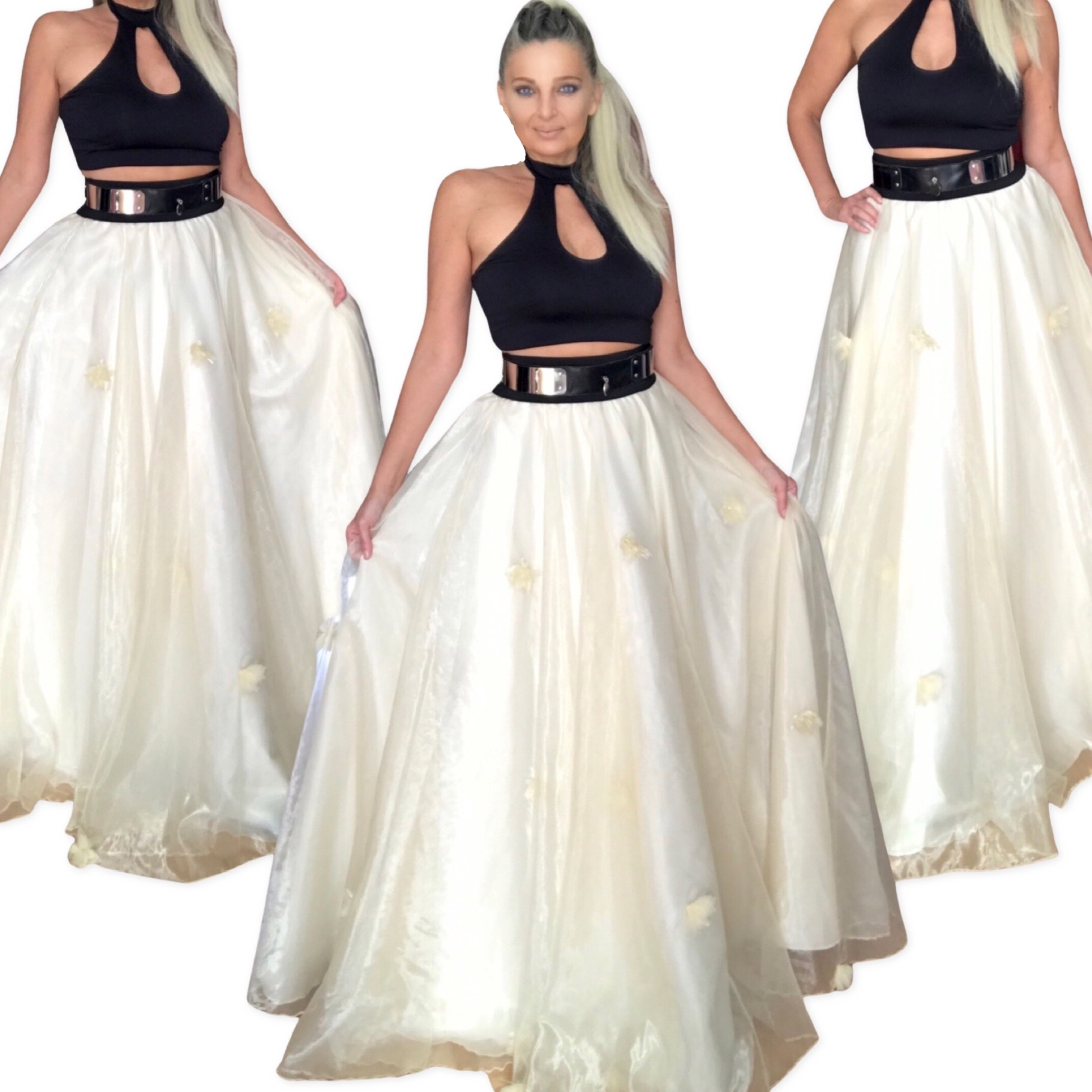 Dlouhá společenská sukně BOROS SK-L-ORG 06